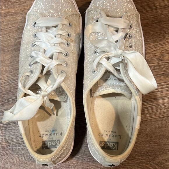 Keds x Kate Spade Sparkle White Sneakers - Picture 3 of 10